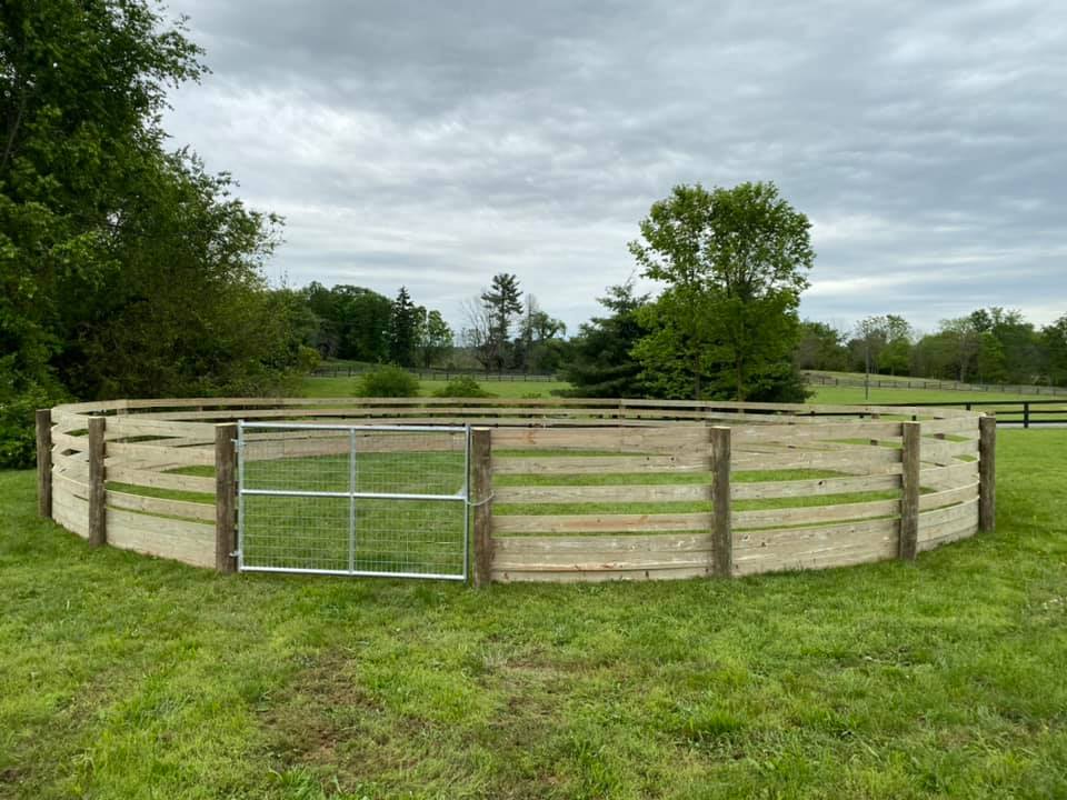Photo of Maryland equestrian fencing