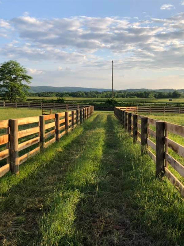 Types of fences we install in Hampshire County WV